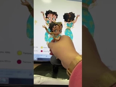 Ich will es, ich mache es. Custom Art Toy Custom Figur von Foto oder von Zeichnung