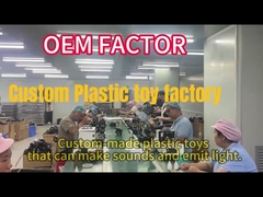 Kundenspezifische Kunststoffspielzeuge, die Licht und Ton emittieren