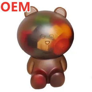 Anpassung OEM Design Zeichentrickfilm Popcorn Bucket Kunststoff 3D Zeichentrickfilm Popcorn Bucket