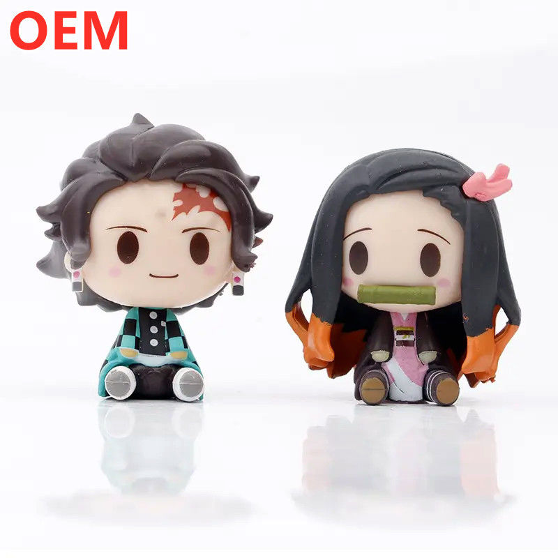 OEM Custom Mini Cute PVC Cartoon Figure Spielzeug für Kinder
