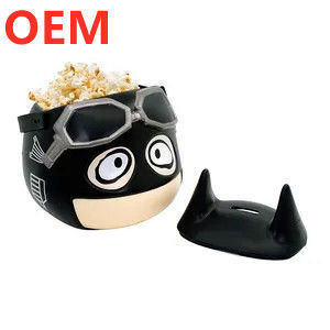 Fabrik anpassen 3d Plastik Popcorn Eimer OEM Design Cartoon 3d Popcorn Eimer