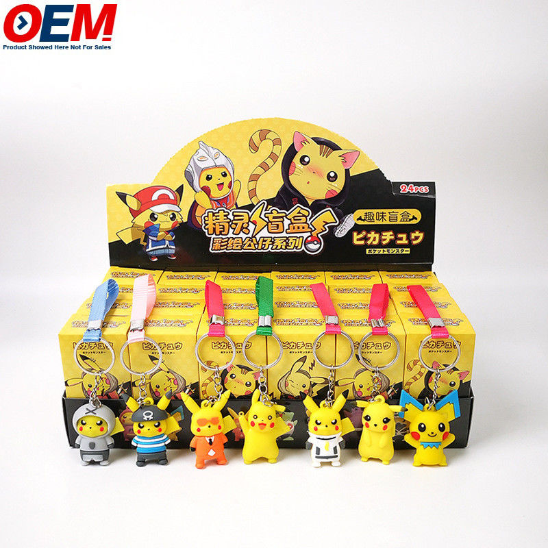 Custom 3D Spielzeug machen Blind Überraschung Box Spielzeug Anime Figuren Blind Box Schlüsselbund Tasche Pendan