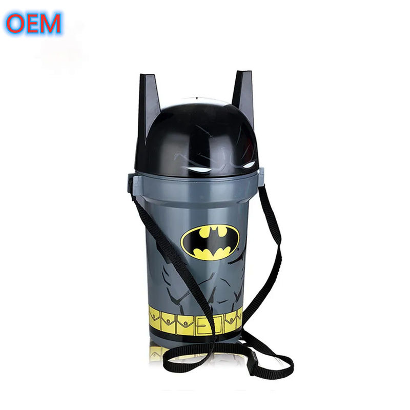 Zeichentrickfilm Popcorn Bucket Anpassung, OEM Design Hochwertige Kunststoff Popcorn Bucket