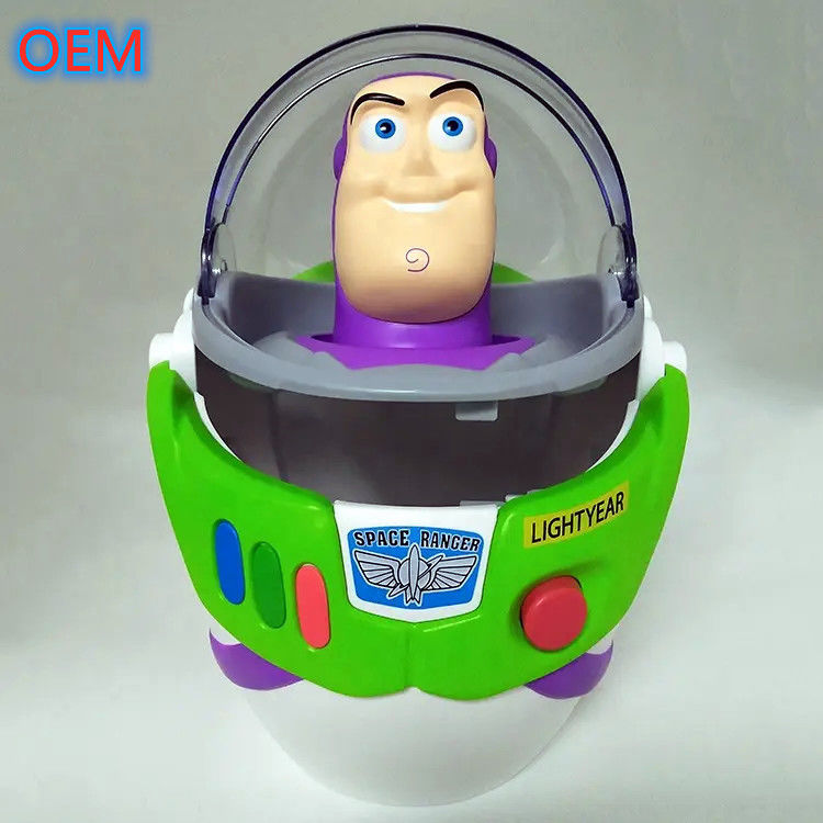 3D-Cartoon Wiederverwendbare Popcorn-Eimer Anpassung OEM-Design Kunststoffbehälter Popcorn-Eimer