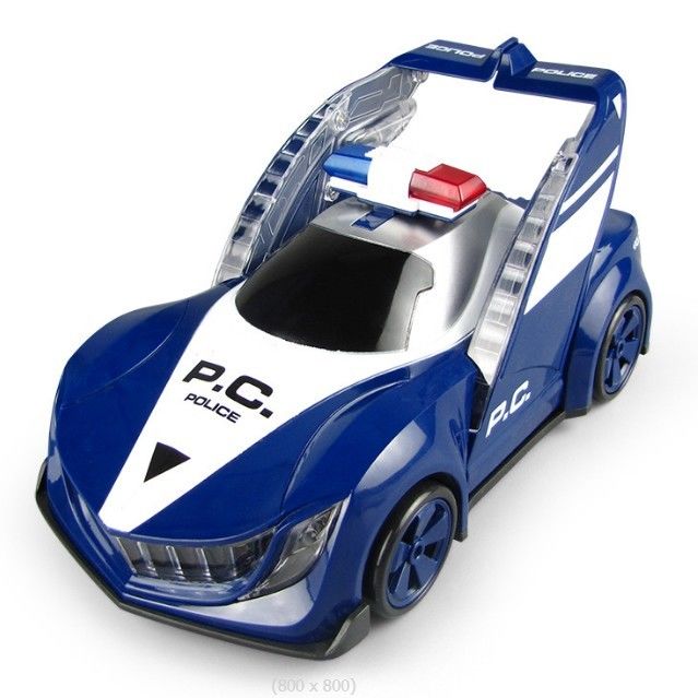 360-Rotations-Elektro-Polizeifahrzeug LED-Musik Kinder Lernspielzeug Kinder Geschenk Geburtstagsgeschenk