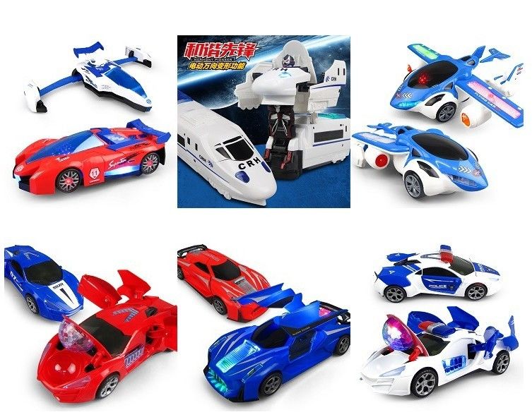 360-Rotations-Elektro-Polizeifahrzeug LED-Musik Kinder Lernspielzeug Kinder Geschenk Geburtstagsgeschenk