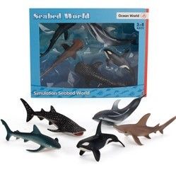 OEM Fabrik maßgeschneiderte Simulation Meeresleben Tiere Modell Kit Aktionsfiguren Miniatur Bildung