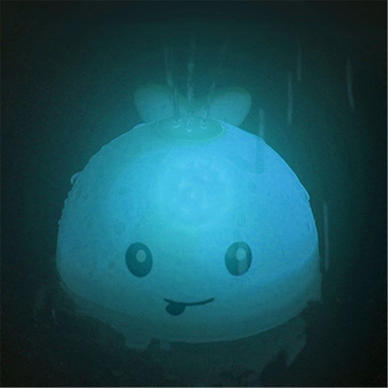 Anpassung Spielzeug machen Light Up Badewanne Spielzeug Wal Wasser Sprinkler Pool Spielzeug Pool Spielzeug