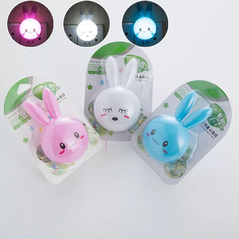 Spielzeughersteller kundenspezifische LED Rabbit Nachtlampe Schalter ON/OFF Wandlicht Bettlampe