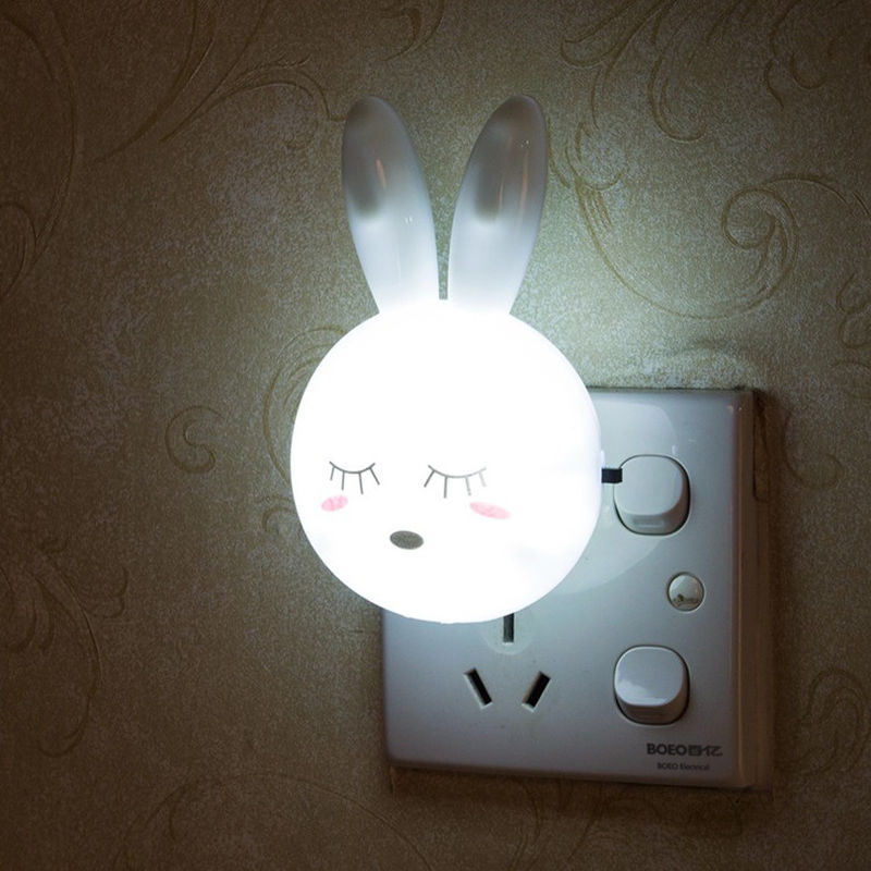 Spielzeughersteller kundenspezifische LED Rabbit Nachtlampe Schalter ON/OFF Wandlicht Bettlampe