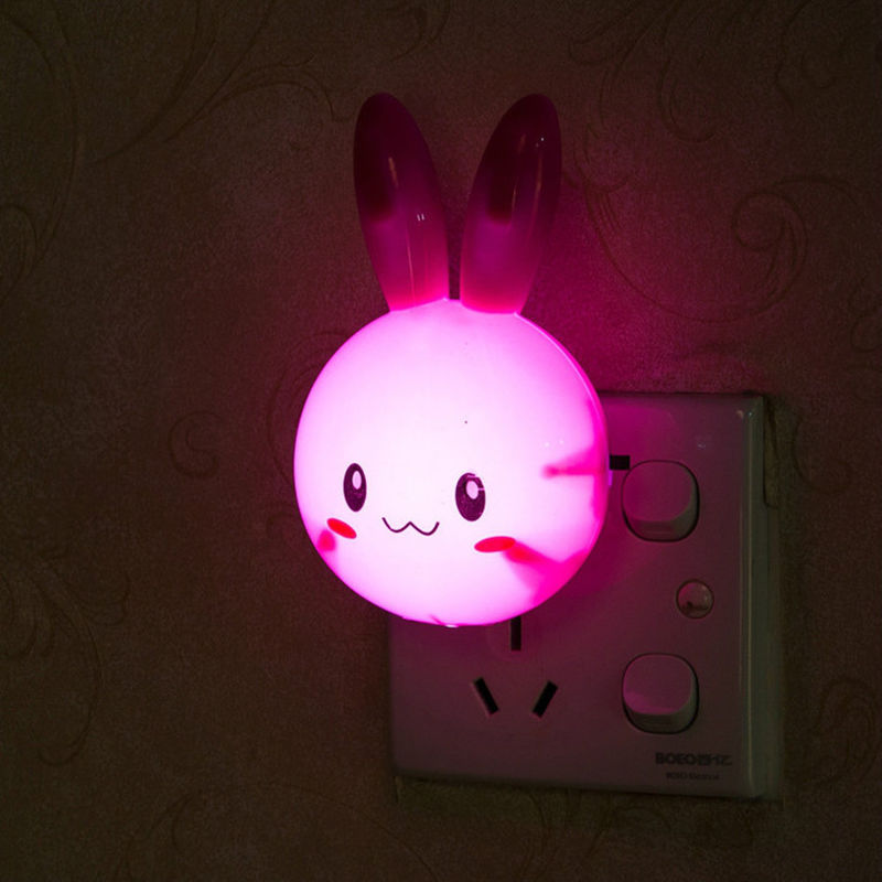 Spielzeughersteller kundenspezifische LED Rabbit Nachtlampe Schalter ON/OFF Wandlicht Bettlampe