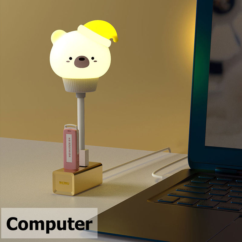 FABRIKEN-Anpassung Spielzeuglampe PVC Vinyl LED-Leuchten Spielzeug süßes Cartoon-USB-Nachtlicht
