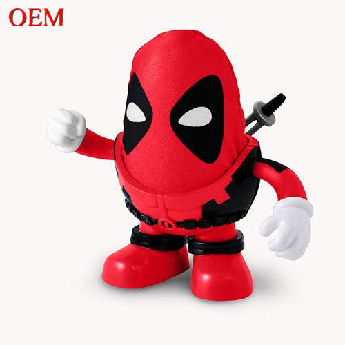 Spielzeugherstellung kundenspezifisches Spielzeugdesign OEM PVC Film Charakter Kartoffelkopf 3D Spielzeug kundenspezifische Actionfigur