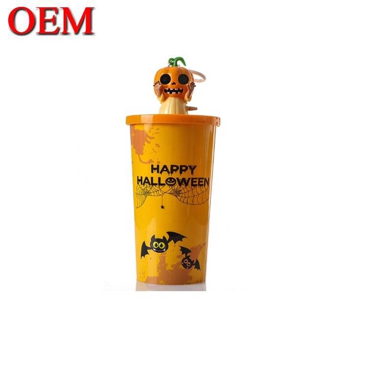 OEM 3D Sammler Designer Spielzeug Custom Ihre eigene Plastik Tasse 3D Cartoon Drink Tasse