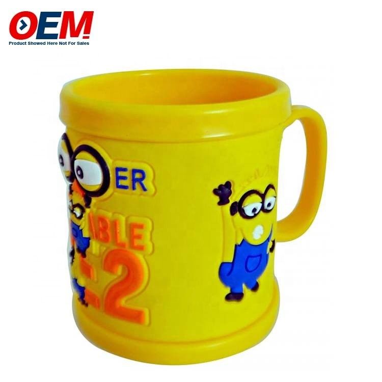 OEM-Fabrik Custom Made Ihr eigenes Design Plastik-Tasse 3D-Tasse kundenspezifische Plastik-Spielzeug-Figur-Tasse