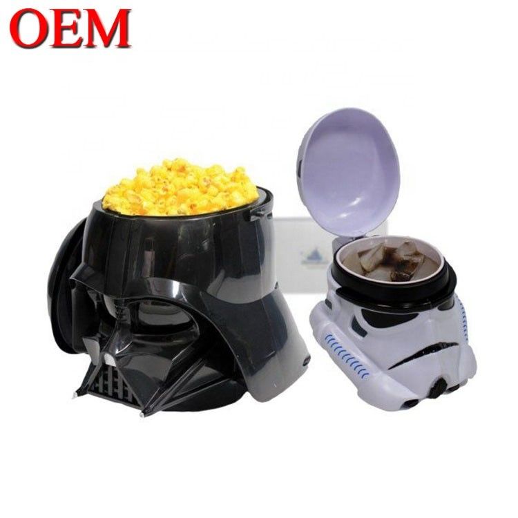Fabrik-Geschmack FAMA-Plastik-Popcorn-Tasse Behälter Popcorn-Eimer mit Deckel