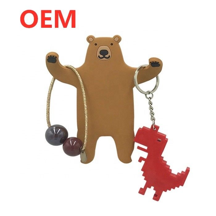 OEM FAMA Factory Custom Made Mini nahtloser Schwanz klappbarer Haken PVC Gummi Spielzeug