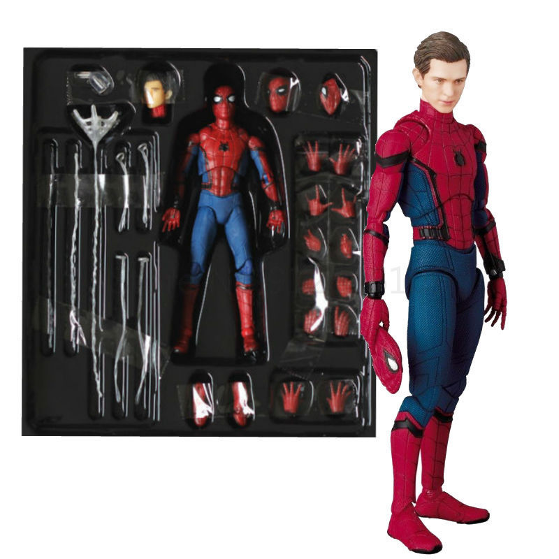 High-Qualität 15cm Spiderman Spielzeug Tom Holland PVC Action Figure Spiderman Sammlung Spielzeug mit Box
