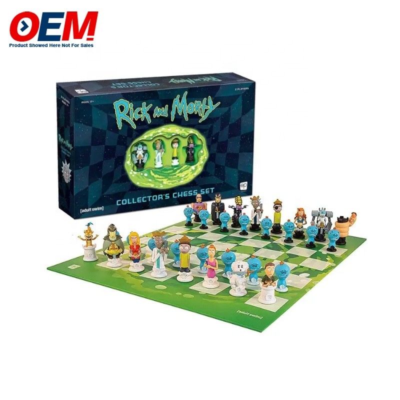 Kunststoff Dekorationsfilm Helden Figur Charakter Schach Set gemacht Cartoon Spielzeug Spiel Schach