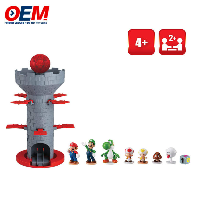 Spiele Zähne Super Mario Piranha Plant Escape Made Tabletop Action Spiel für Altersgruppen 4+ mit 2 Sammler Super Mario Action Figuren
