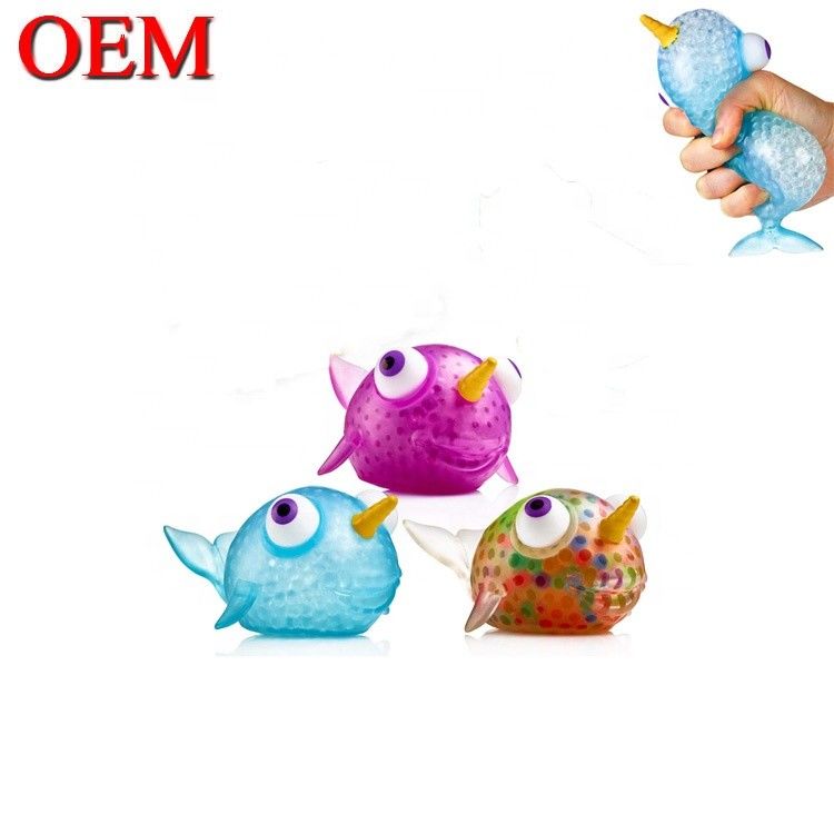 OEM-Squishy-Stresskugeln Spielzeug OEM-Farbwechselgel-Stresskugel aus TPR-Silicone Spielzeug für Kinder