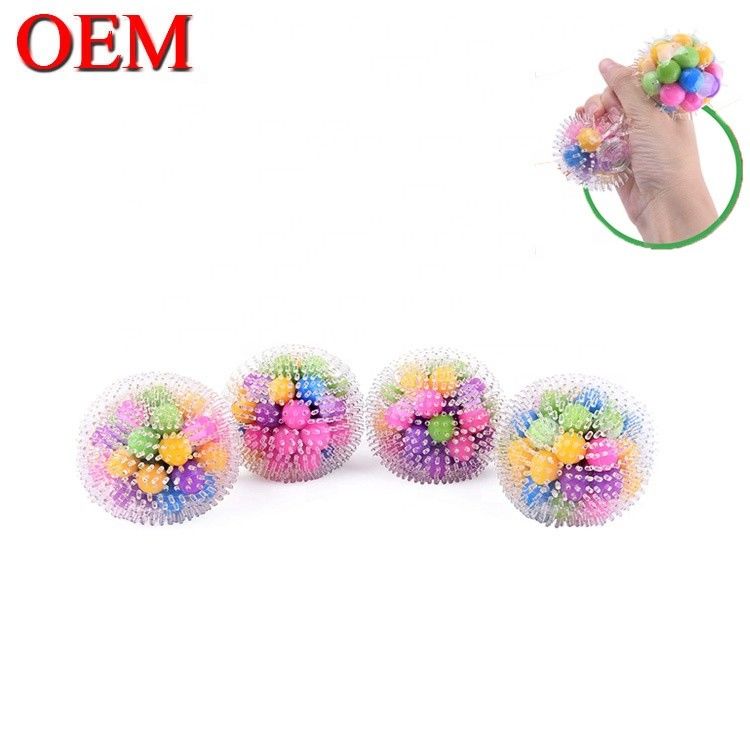 OEM-Squishy-Stresskugeln Spielzeug OEM-Farbwechselgel-Stresskugel aus TPR-Silicone Spielzeug für Kinder