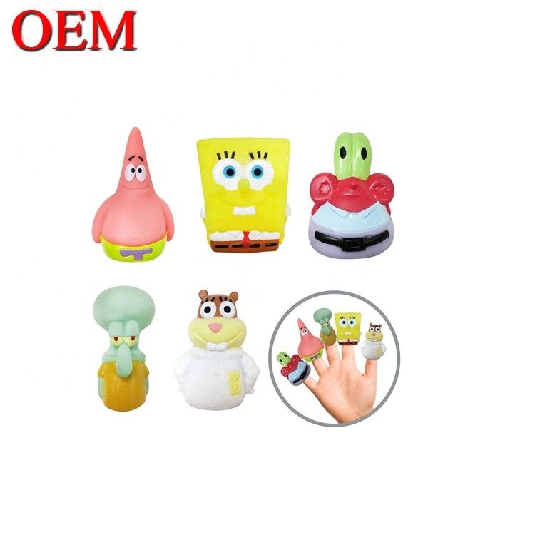 3D-Plastikfigur Finger Puppen Spielzeug OEM Handspielzeug für Kinder