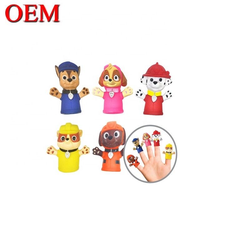3D-Plastikfigur Finger Puppen Spielzeug OEM Handspielzeug für Kinder