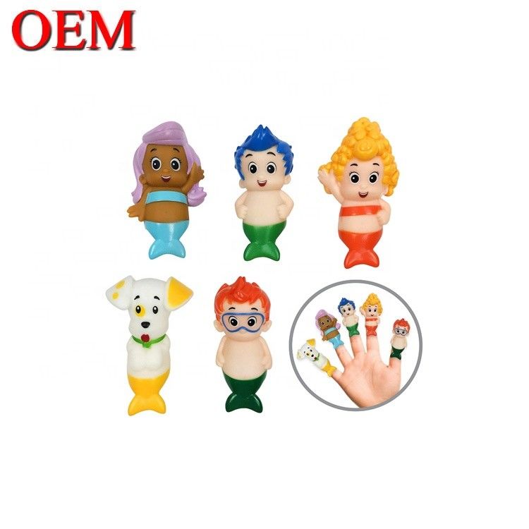 3D-Plastikfigur Finger Puppen Spielzeug OEM Handspielzeug für Kinder
