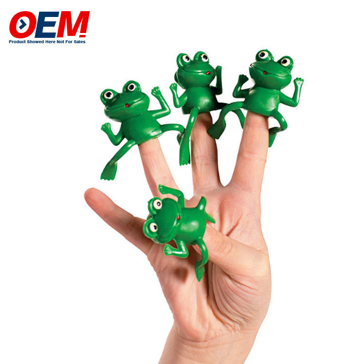 Plastikschild Dinosaurier Fingerspielzeug OEM Wald Charakter Finger Puppen aus Silikon Kinder Spielzeug