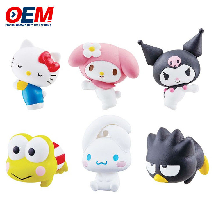 Custom PVC Cute Mini Figur OEM Kunststoff Cartoon Spielzeug Machen 5cm Höhe Kunststoff Spielzeug