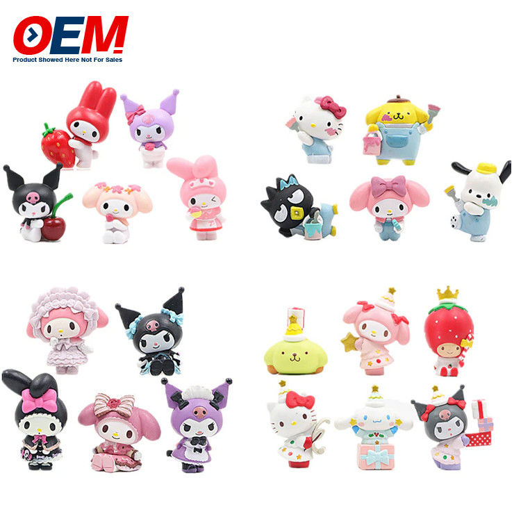 Custom PVC Cute Mini Figur OEM Kunststoff Cartoon Spielzeug Machen 5cm Höhe Kunststoff Spielzeug