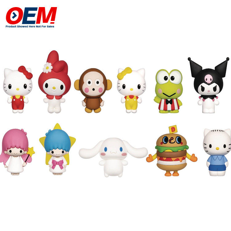 Custom PVC Cute Mini Figur OEM Kunststoff Cartoon Spielzeug Machen 5cm Höhe Kunststoff Spielzeug