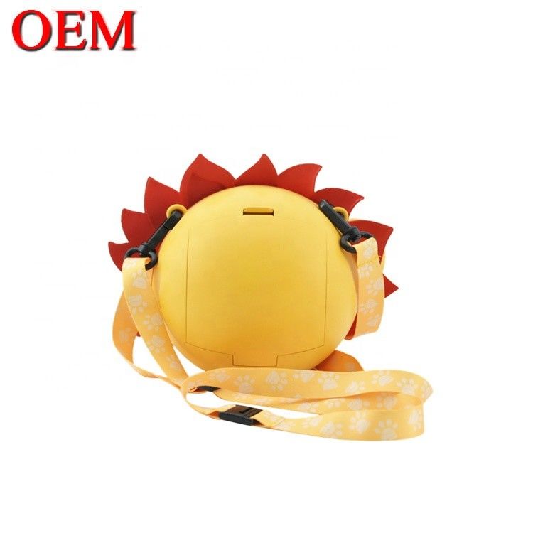 Custom Cute Plastic Cartoon Rolle 3D Spielzeug Popcorn Eimer OEM Lebensmittelbehälter für Weihnachten