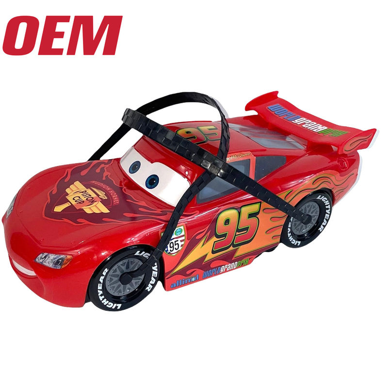 Customized Spielzeug Auto Form Popcorn Eimer OEM 60oz Popcorn Plastikbehälter machen hohe Qualität Charakter Popcorn Box