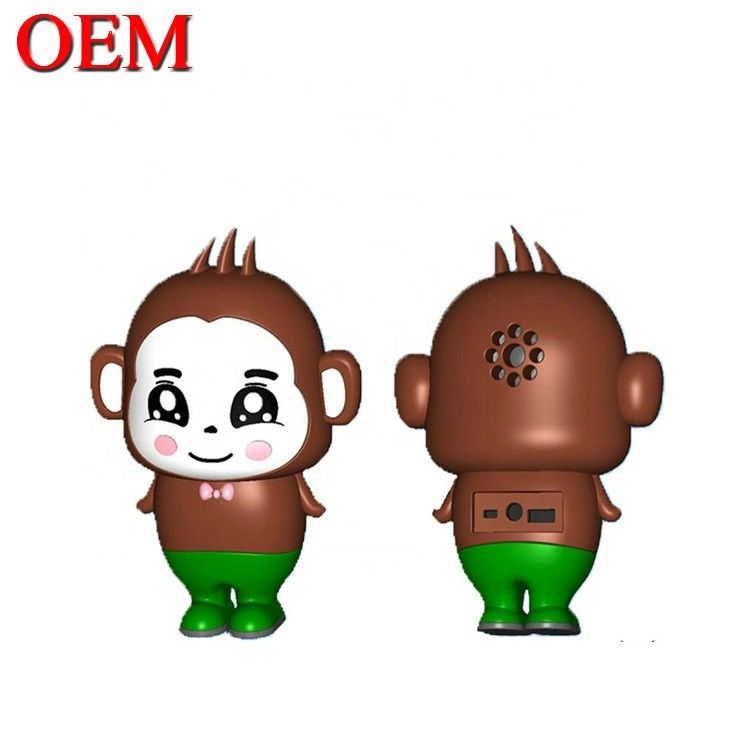 Custom Mini Figure Toy Portable Bluetooth Speaker OEM Cute Cartoon Music Player Lieferant