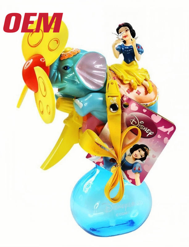 Portable Mini Kühlventilator OEM Sommer Portable Ventilator Handgefertigt Süßes Lithiumbatterie Falte Kunststoff Sommer Cartoon