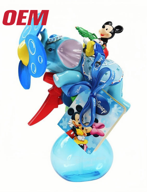 Portable Mini Kühlventilator OEM Sommer Portable Ventilator Handgefertigt Süßes Lithiumbatterie Falte Kunststoff Sommer Cartoon