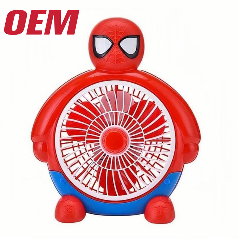 Portable Mini Kühlventilator OEM Sommer Portable Ventilator Handgefertigt Süßes Lithiumbatterie Falte Kunststoff Sommer Cartoon