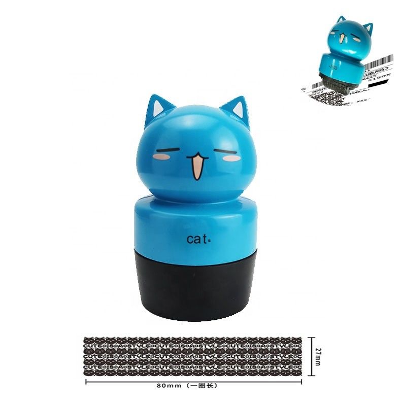2023 Custom Kinder Flash Spielzeug Tier Personalisierte Kleidung Stoff Selbstfarben Namen Cartoon Stempel für Kinder