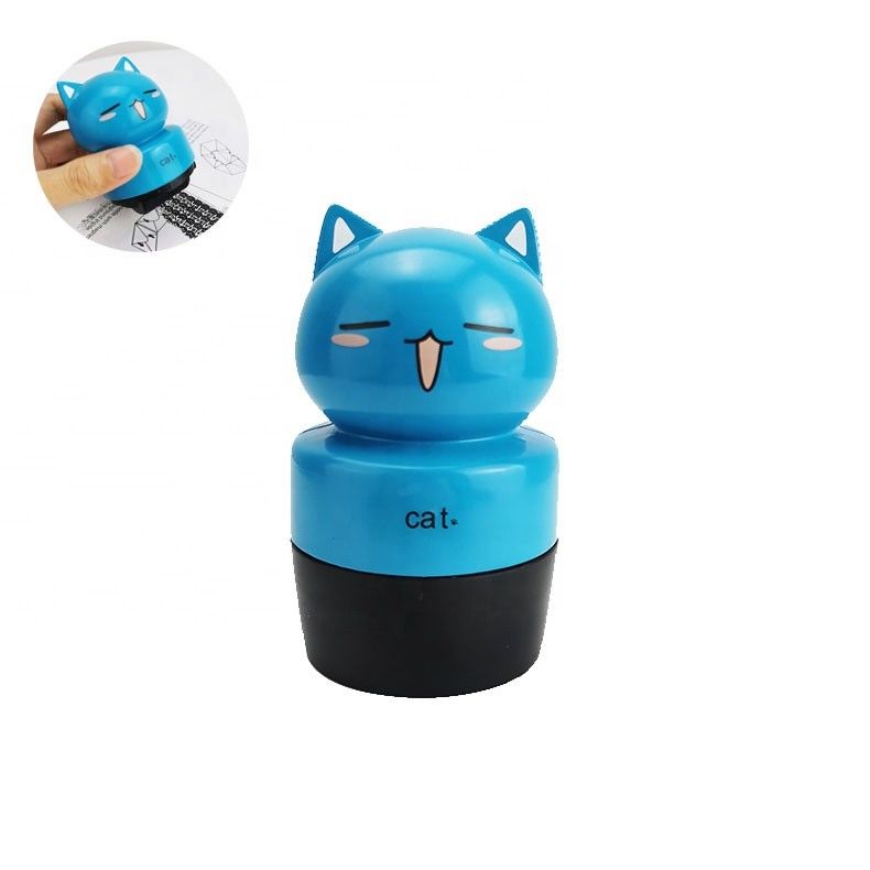 2023 Custom Kinder Flash Spielzeug Tier Personalisierte Kleidung Stoff Selbstfarben Namen Cartoon Stempel für Kinder