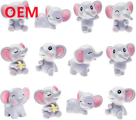 Maßgeschneiderte lustige Tierspielzeuge aus 6 Designs PVC Puppen OEM PVC Material Mini-Spielzeuge