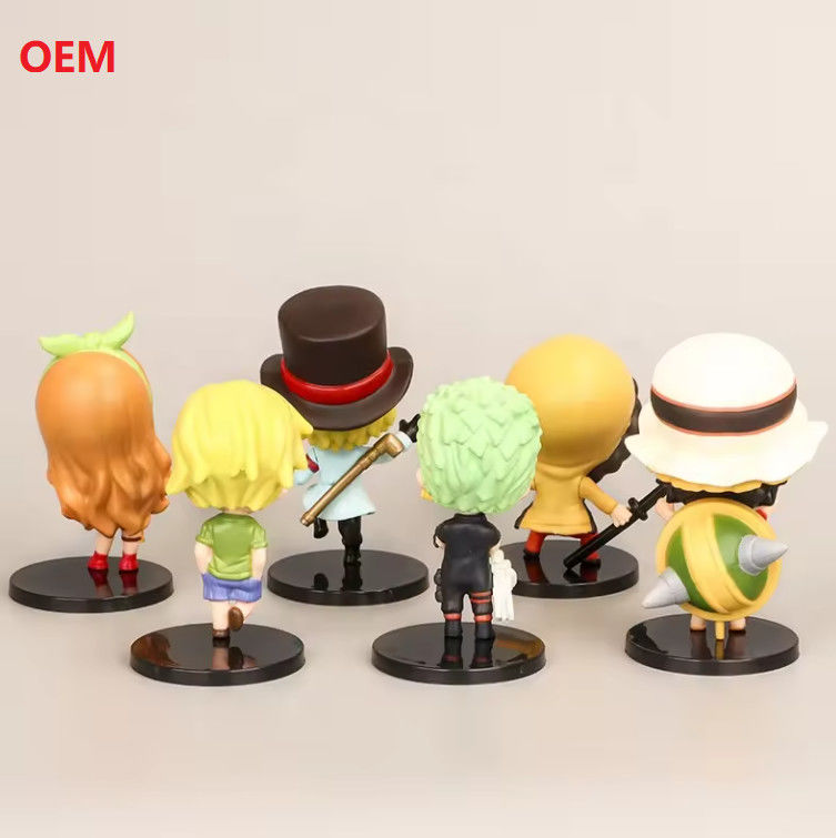 Zeichentrickfilmmodelle Actionfiguren Anime Figuren Spielzeug für Dekoration in kundenspezifischen Farben