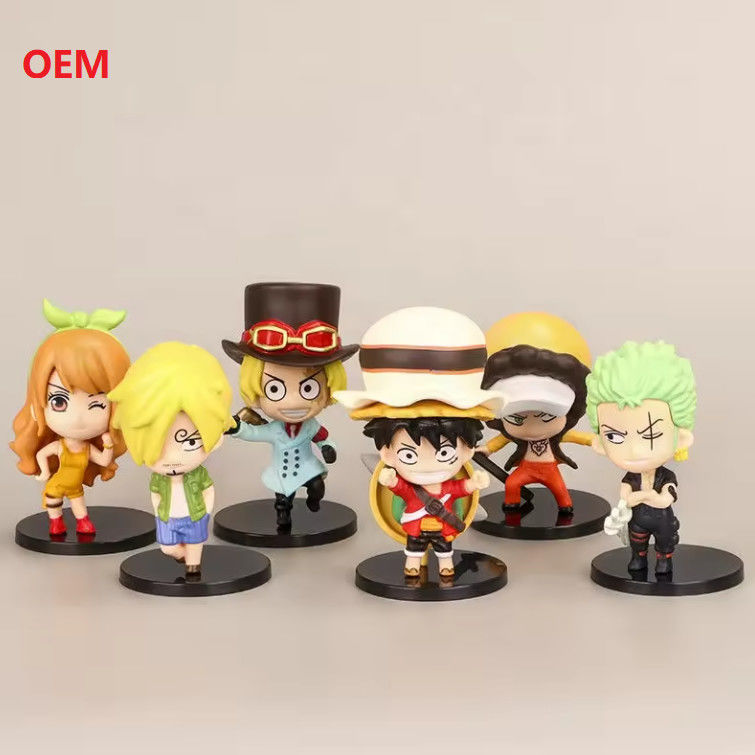 Zeichentrickfilmmodelle Actionfiguren Anime Figuren Spielzeug für Dekoration in kundenspezifischen Farben