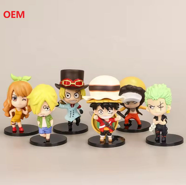 Zeichentrickfilmmodelle Actionfiguren Anime Figuren Spielzeug für Dekoration in kundenspezifischen Farben