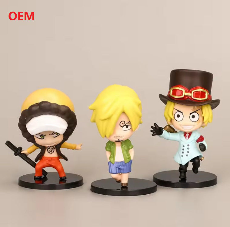 Zeichentrickfilmmodelle Actionfiguren Anime Figuren Spielzeug für Dekoration in kundenspezifischen Farben