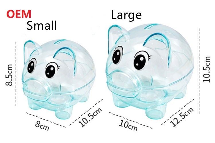 Customized Farbe niedliche Piggy Bank Geldkasten für Kinder Geschenk Lieferhafen Shenzhen