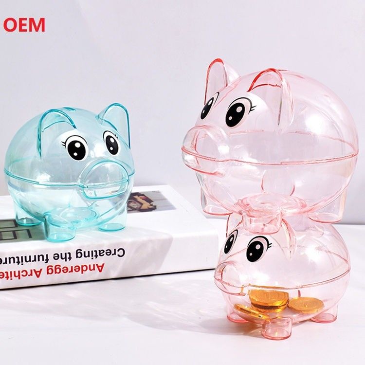Customized Farbe niedliche Piggy Bank Geldkasten für Kinder Geschenk Lieferhafen Shenzhen