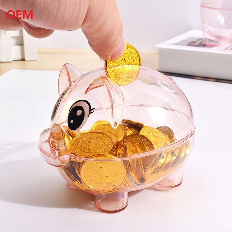 Customized Farbe niedliche Piggy Bank Geldkasten für Kinder Geschenk Lieferhafen Shenzhen