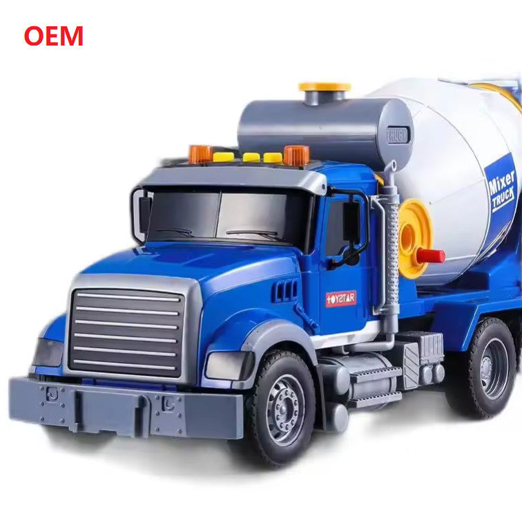 Zusammengestellte Mixer Truck Farbe Kunststoff zurückziehen Autospielzeug für Kinder nur OEM